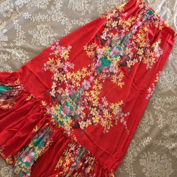 New Floral BOHO Maxi Skirt - Picture 5 of 5